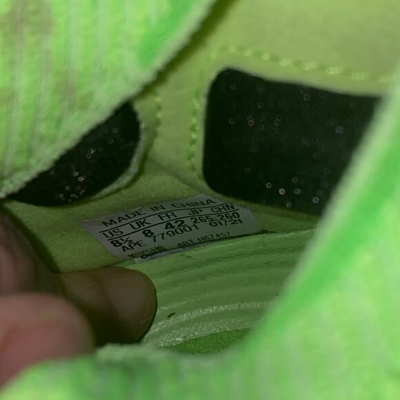 Adidas Boost N2xt L3v3l Florescent Green Basketball Sneakers Size 8.5 main image 8